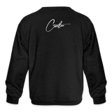 Youth Signature Saddlebred Crewneck Sweatshirt - black